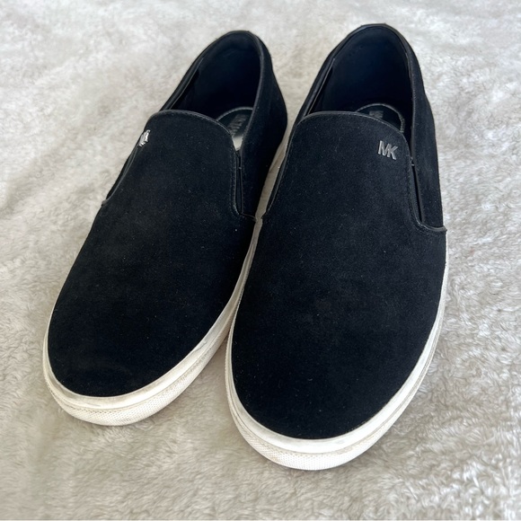 MICHAEL Michael Kors Suede Slip on Black Size 9.5 - Picture 1 of 8